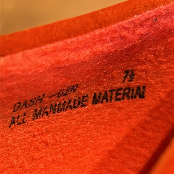The Most Amazing Orange Velvety Platform Pumps - Picture 12 of 12